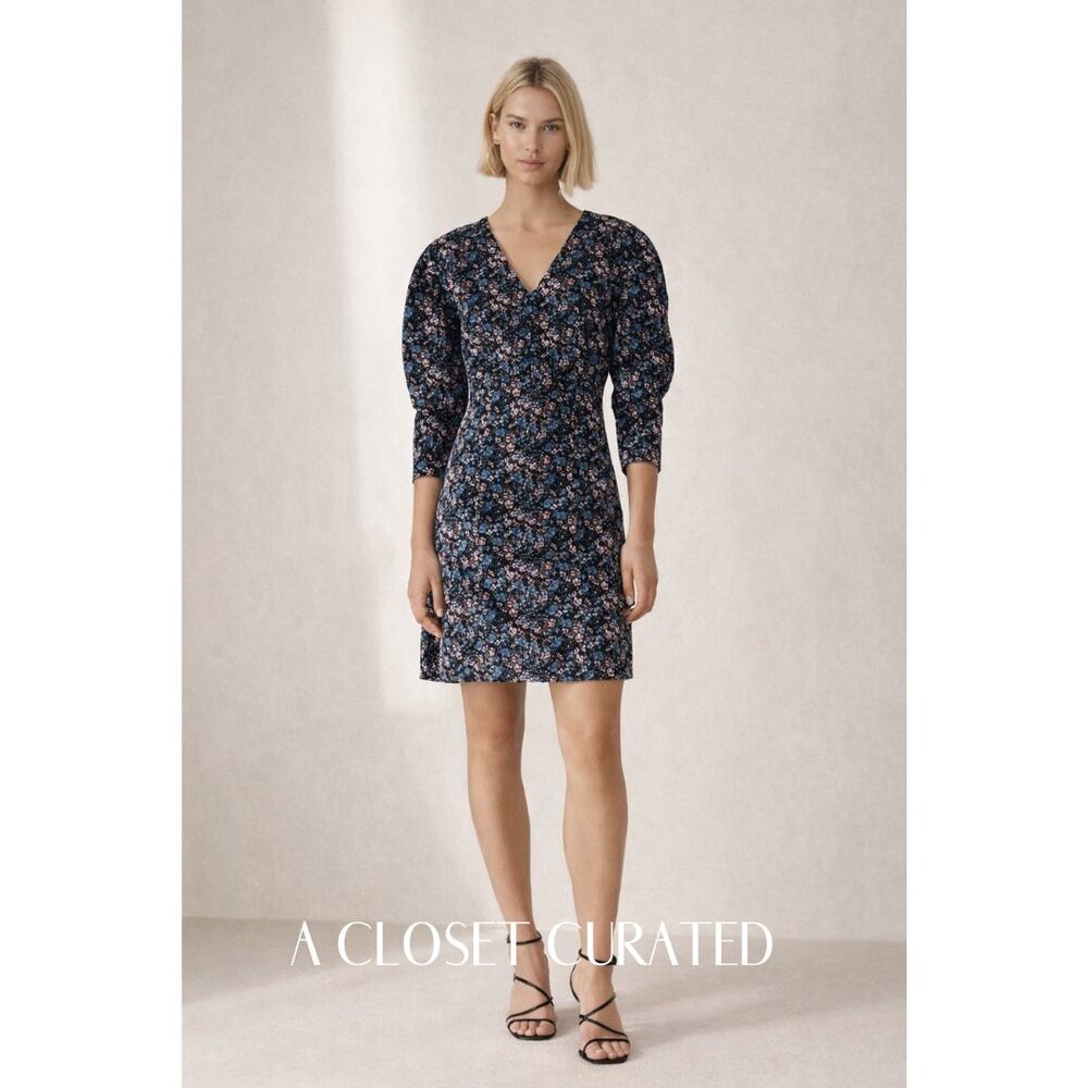 Rebecca Taylor Lisette Mini Dress Small Black NWT